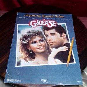 Vtg GREASE 1978 sheet music